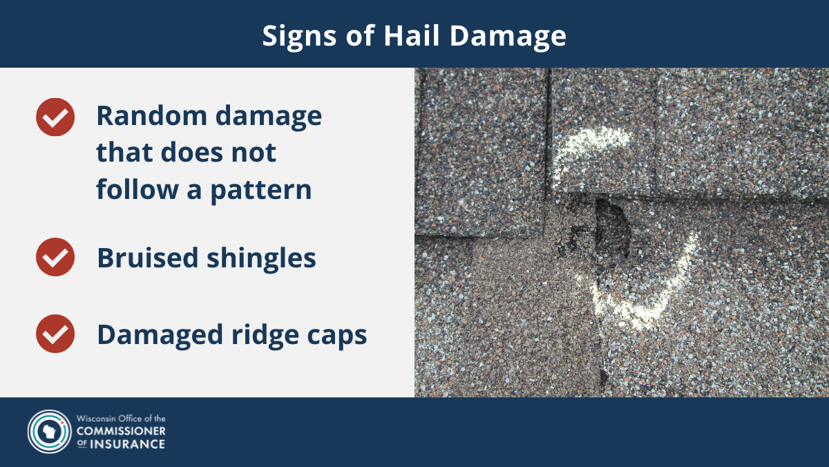Signs of Hail Damage